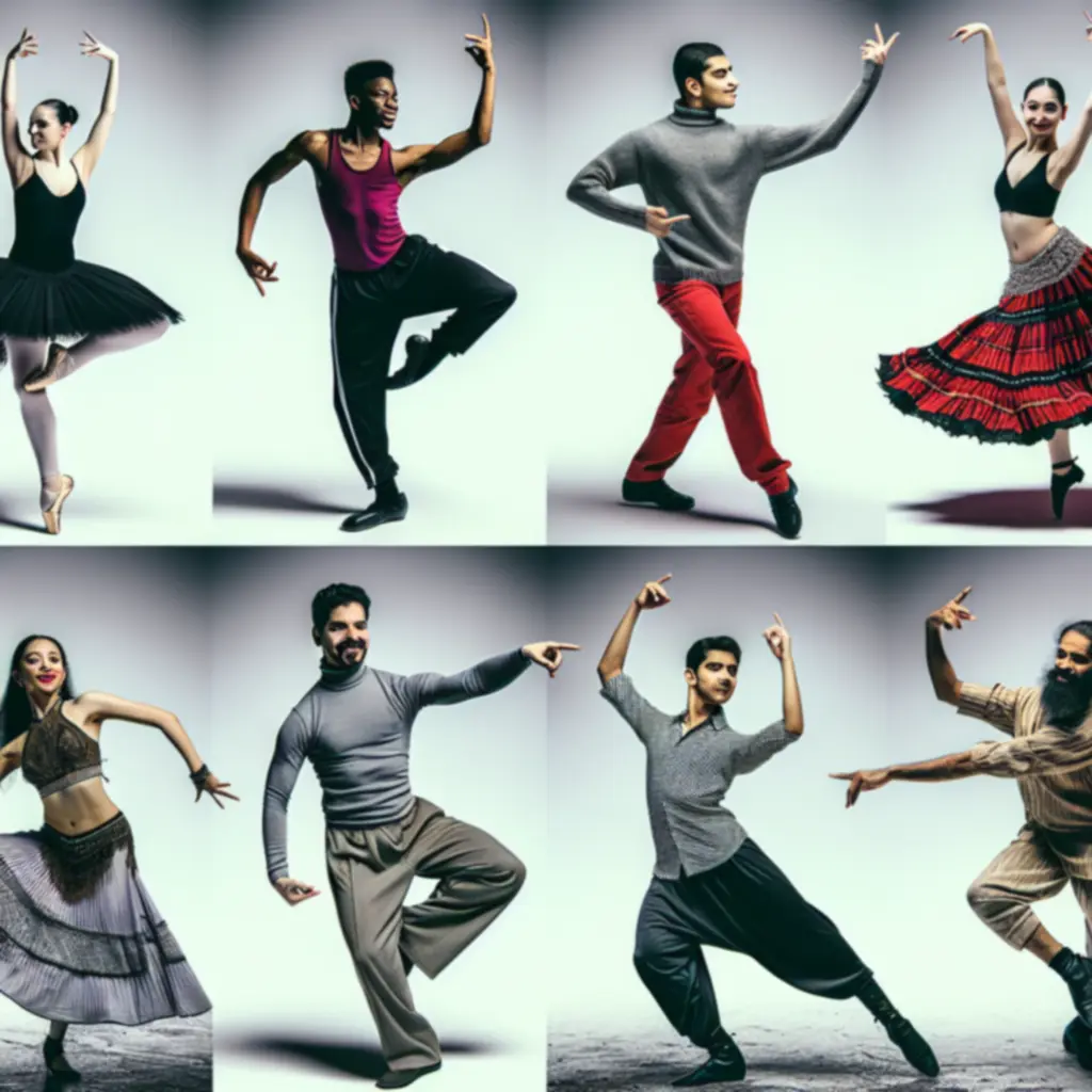 Dansers verkennen creatieve choreografie