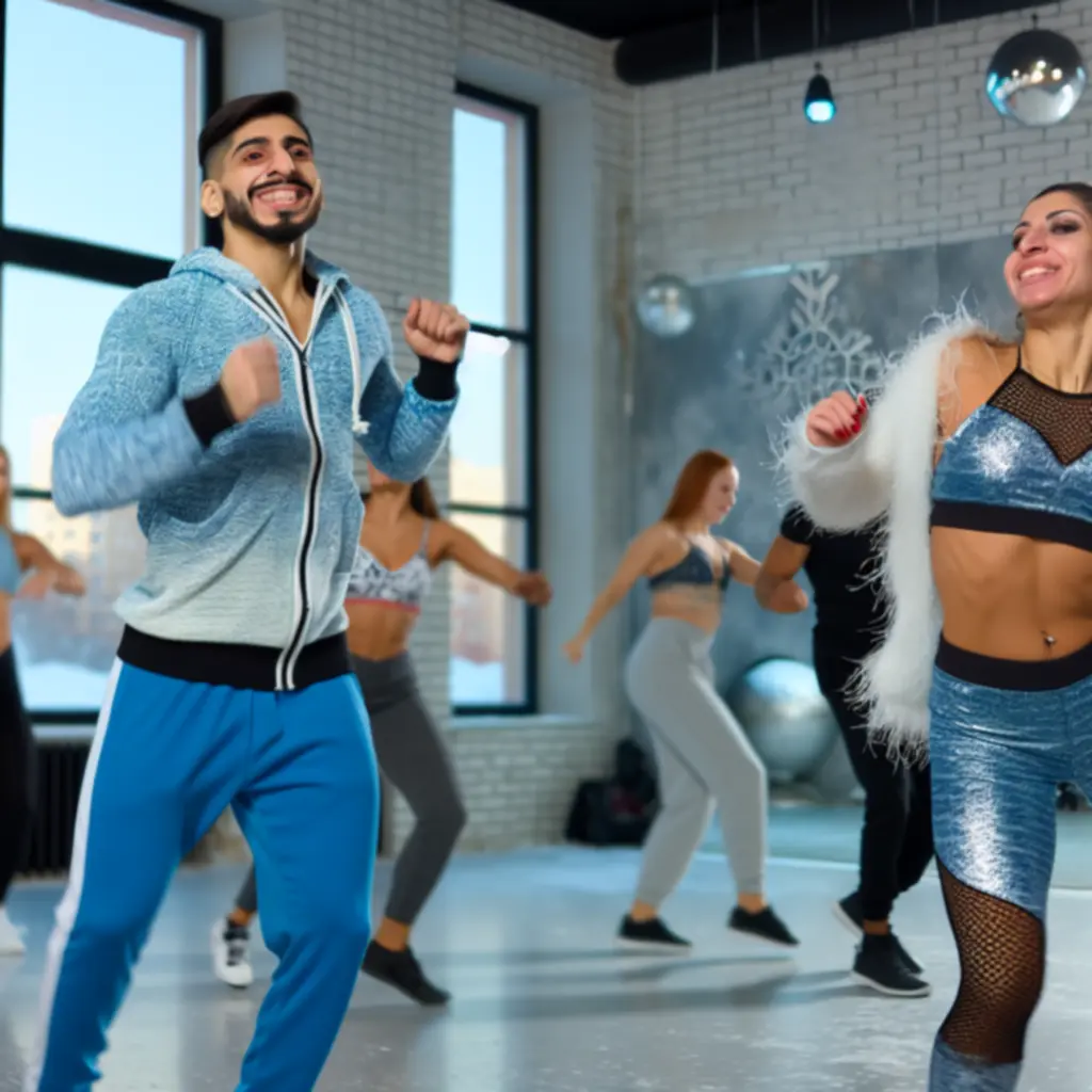 Collage van communityleden die meedoen aan een danschallenge.